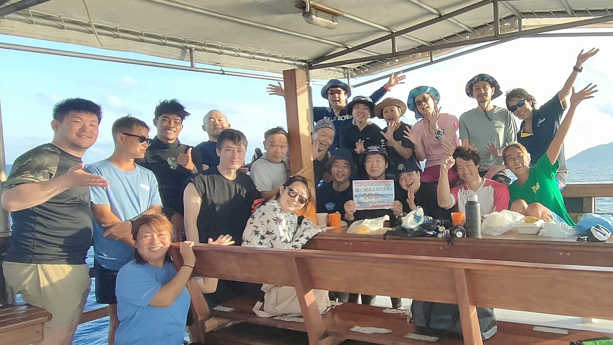 記念ダイブ　タオ島