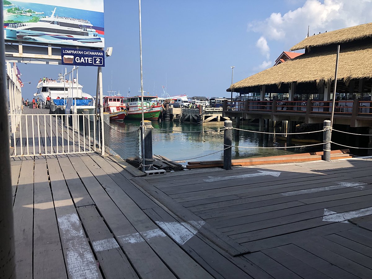 タオ島港、アクセス、コーラルグランドまで
